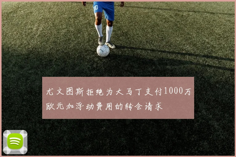 尤文图斯拒绝为大马丁支付1000万欧元加浮动费用的转会请求